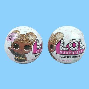 LOL Surprise Glitter Series 3 Authentic Set of 2 Retired 7 Layers 2017 Sealed